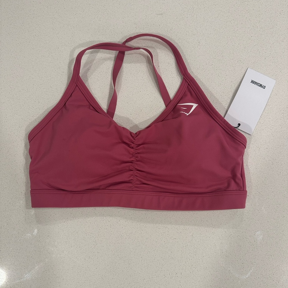 Rosy pink brand new Gymshark sports bra